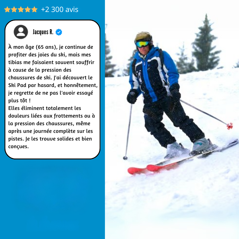 Ski pad Pro｜Protège tibia anti-douleur