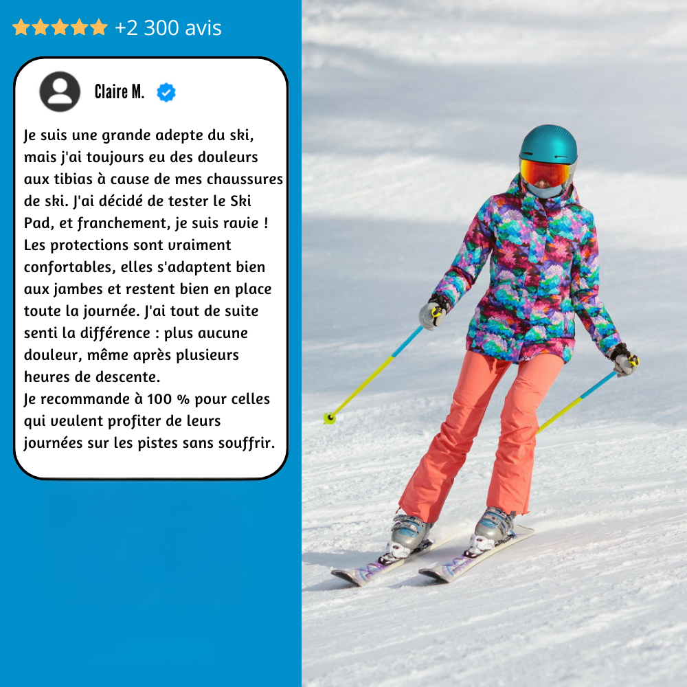 Ski pad Pro｜Protège tibia anti-douleur